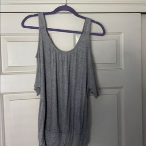 Shoulder cut out tank top